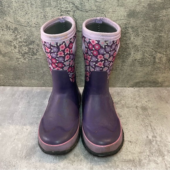 Bogs Insulated Waterproof Rain Boots sz 2Y - Picture 2 of 7